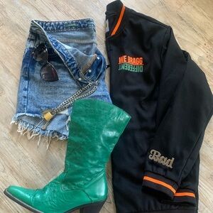 Vintage Leather Steve Madden Cowboy Boots